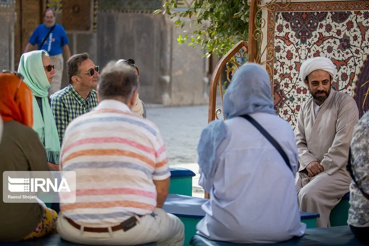 (تصاویر) گردشگران خارجی در اصفهان