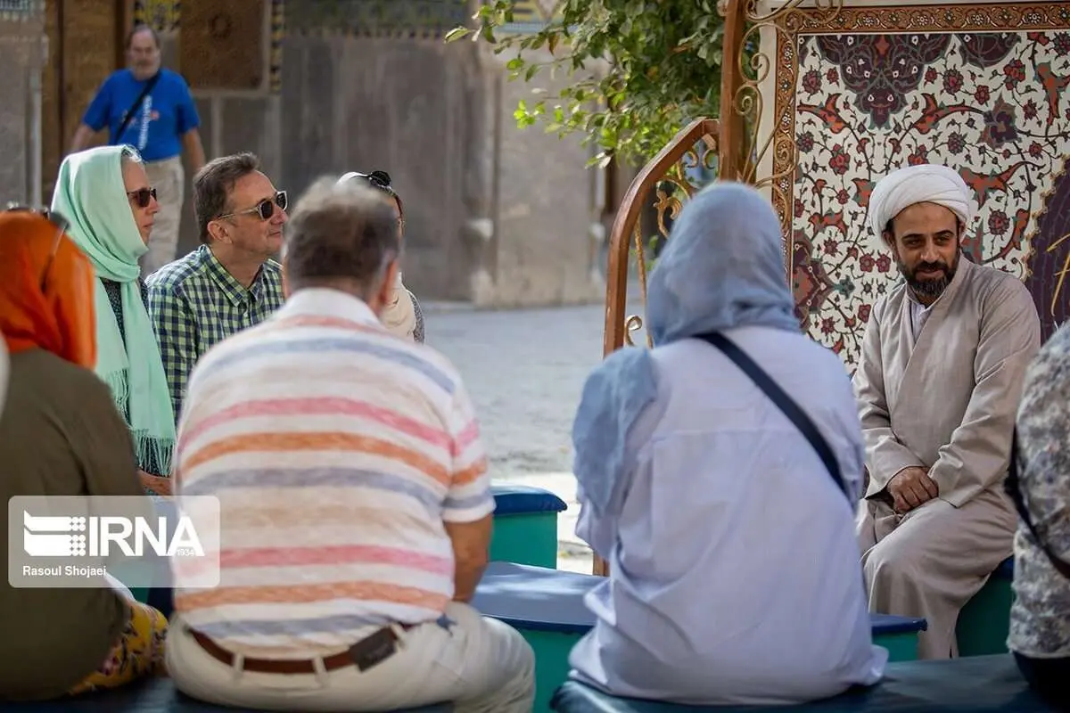 (تصاویر) گردشگران خارجی در اصفهان