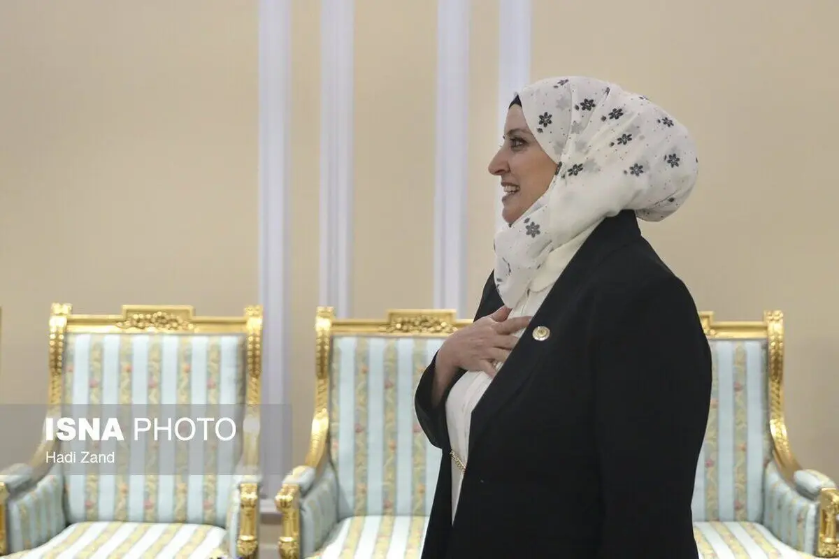 (تصاویر) حجاب هیفا جمعه در دیدار با قالیباف