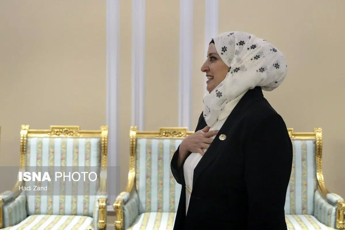 (تصاویر) حجاب هیفا جمعه در دیدار با قالیباف