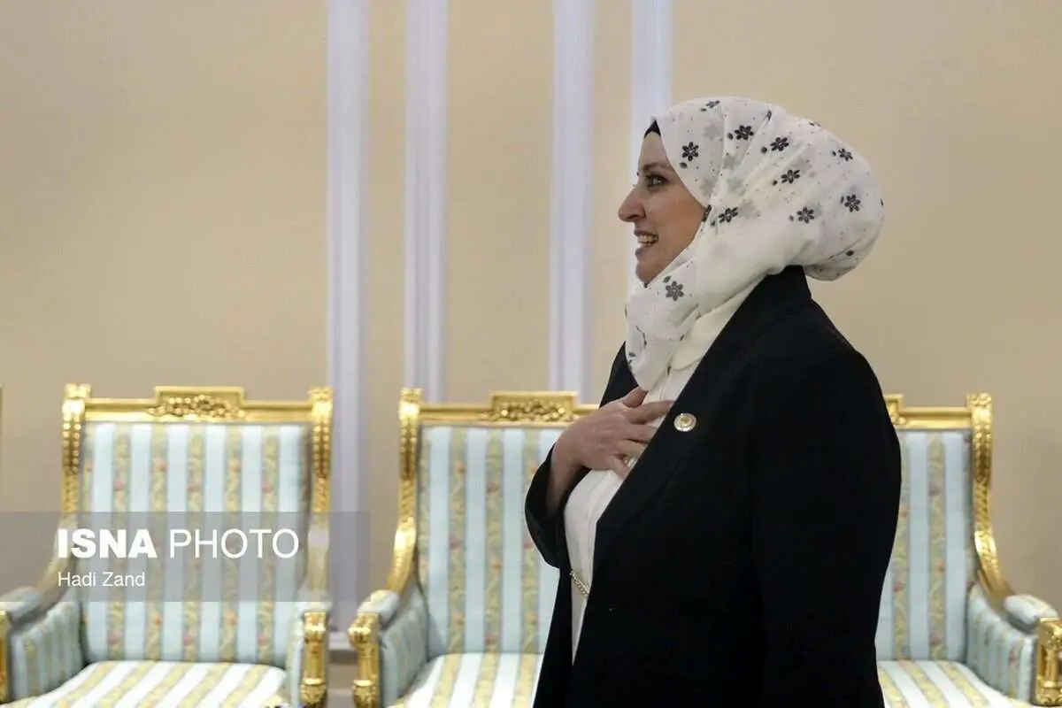 (تصاویر) حجاب هیفا جمعه در دیدار با قالیباف