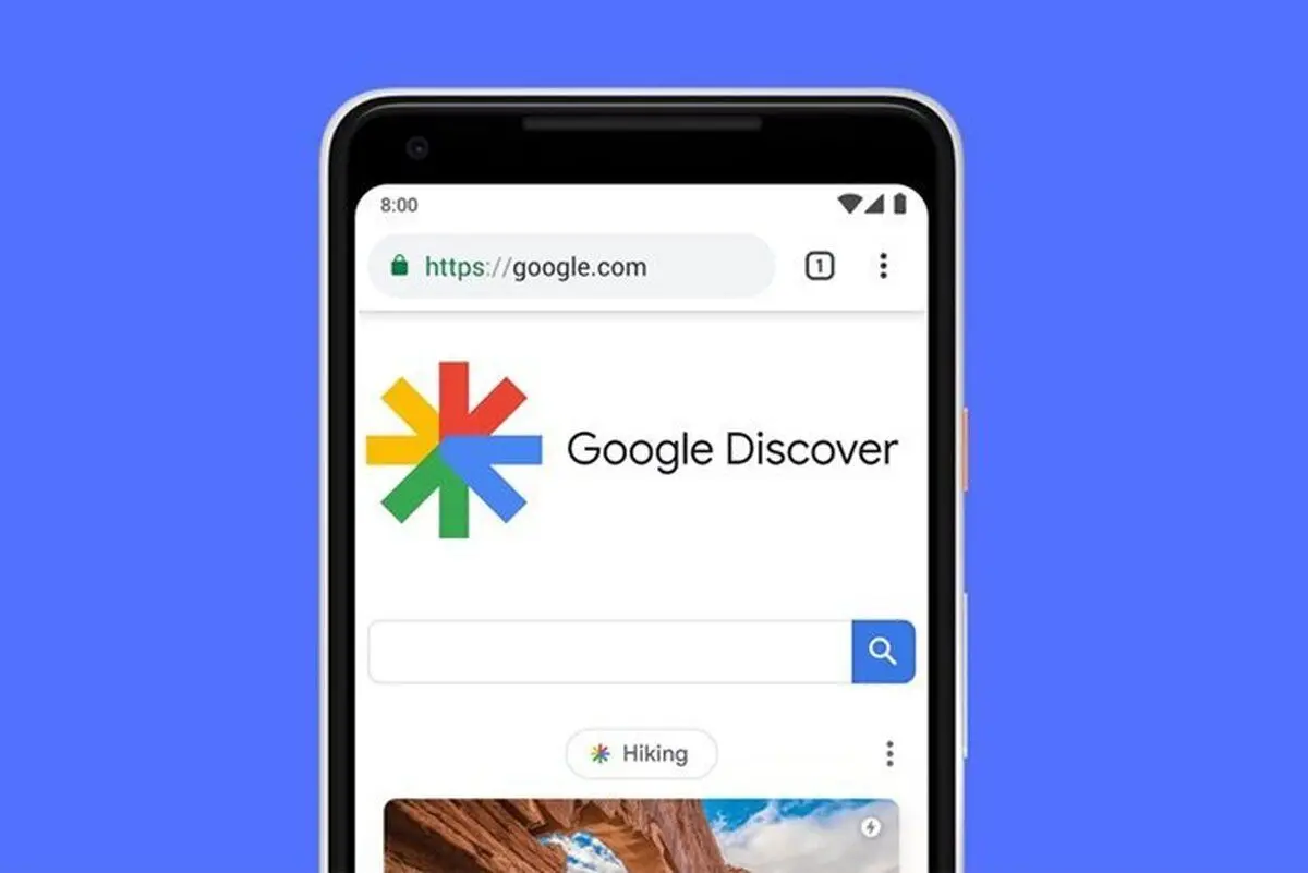 اختلال در گوگل دیسکاور موبایل