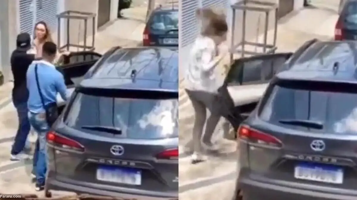 (ویدئو) ناکامی دزدان ناشی برای سرقت خودروی شاسی‌بلند خانم دکتر