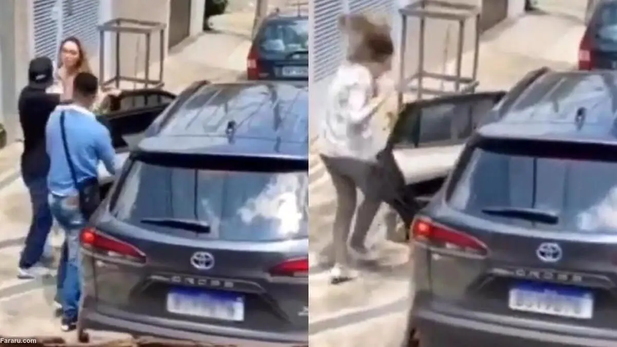 (ویدئو) ناکامی دزدان ناشی برای سرقت خودروی شاسی‌بلند خانم دکتر