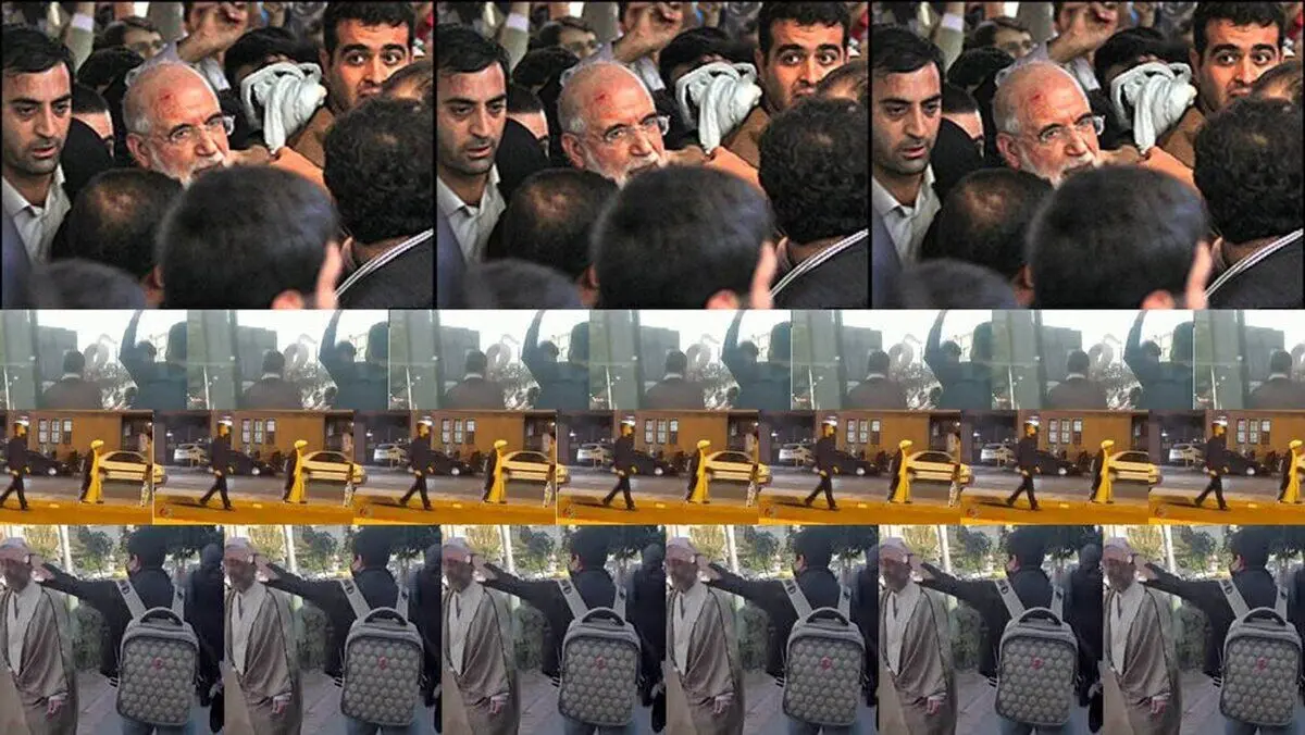 (تصویر) توهین به عمامه روحانیون را این افراد باب کردند