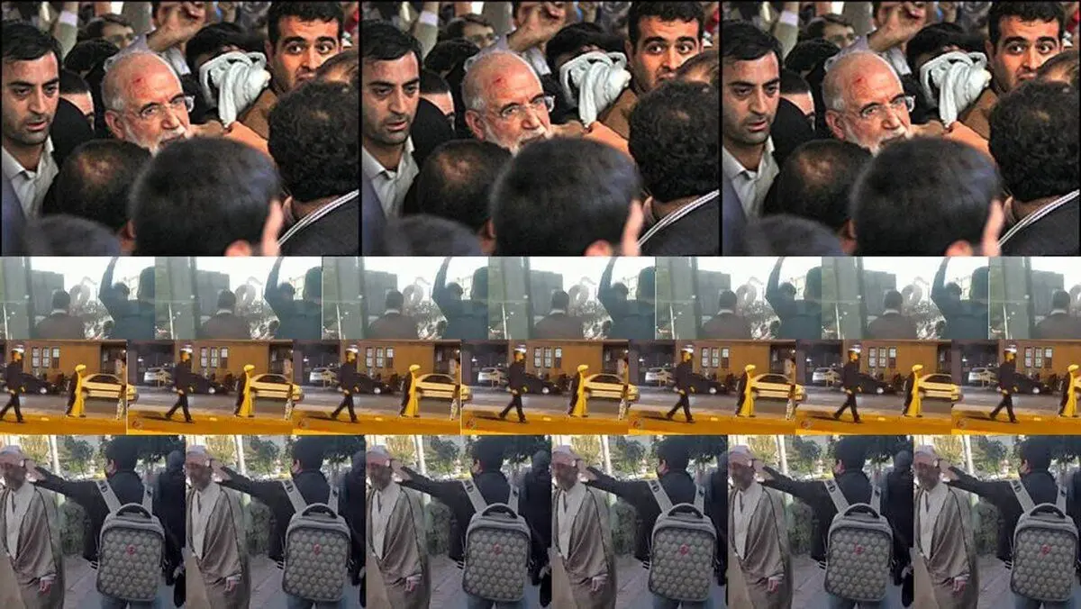 (تصویر) توهین به عمامه روحانیون را این افراد باب کردند
