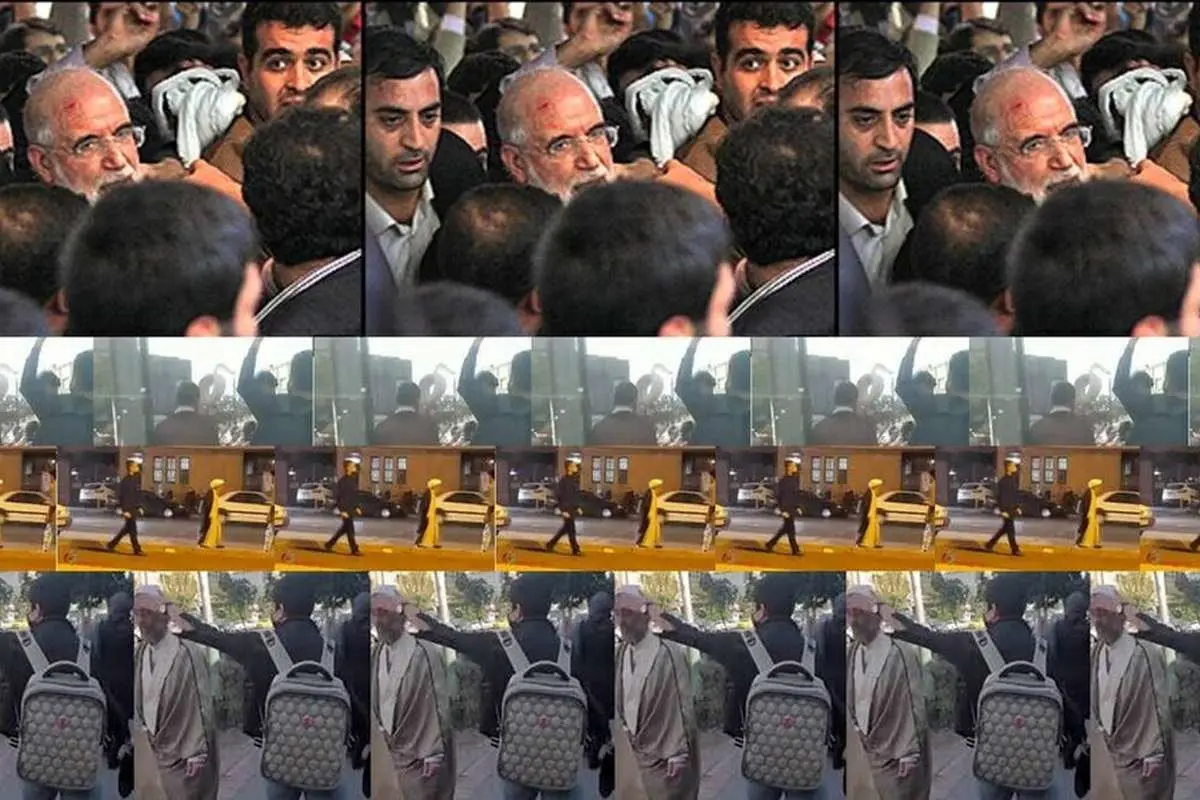 (تصویر) توهین به عمامه روحانیون را این افراد باب کردند