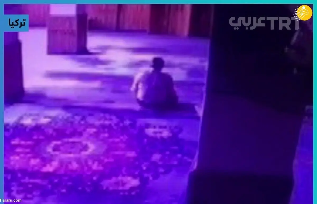 (ویدئو) مرگ نمازگزار تنها در مسجد