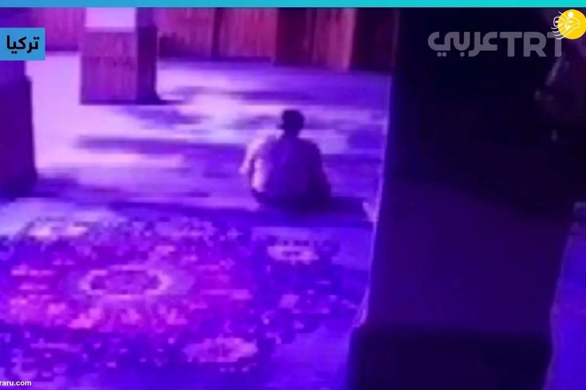 (ویدئو) مرگ نمازگزار تنها در مسجد