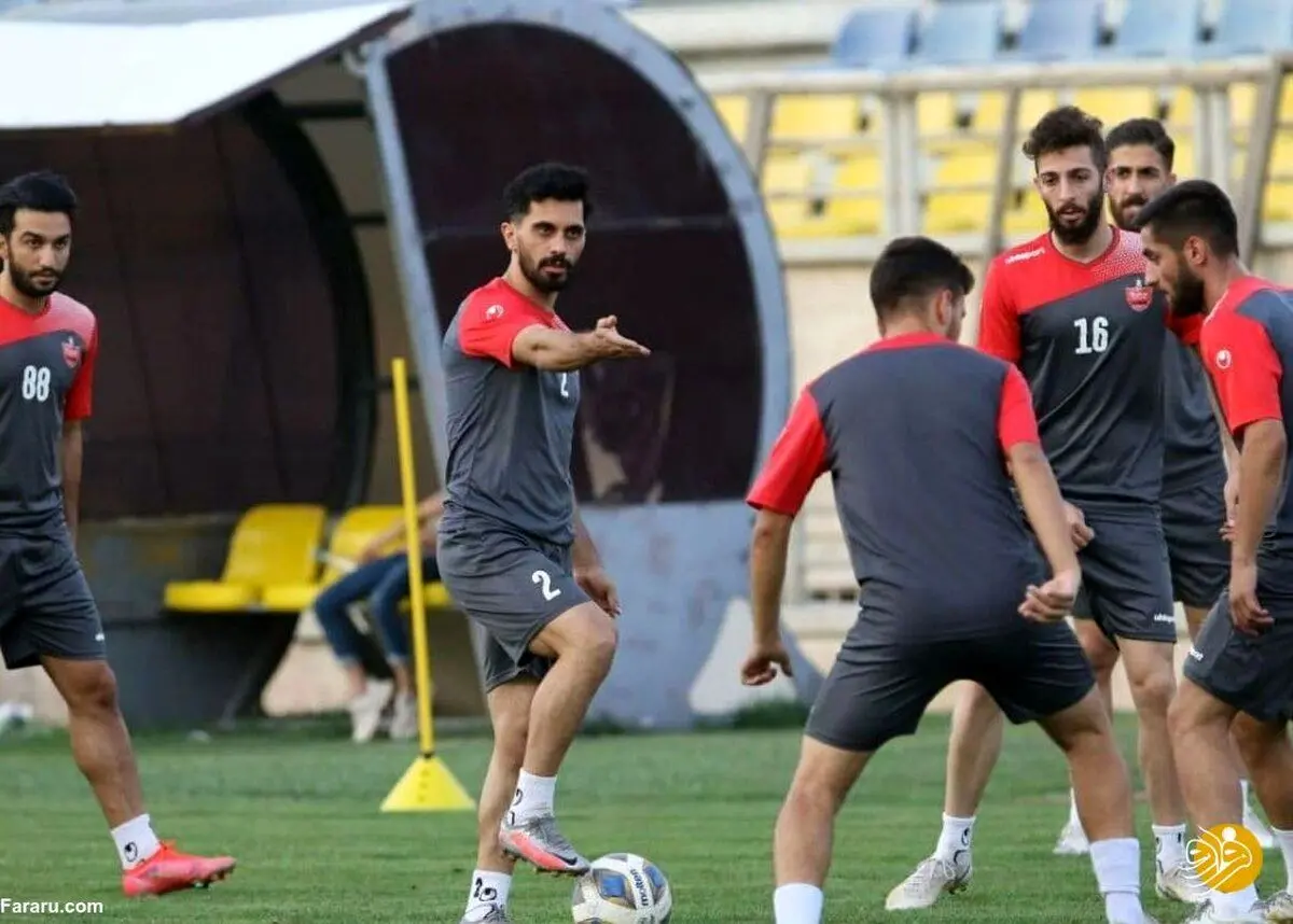 (عکس) حضور رضا شاهرودی در تمرین پرسپولیس