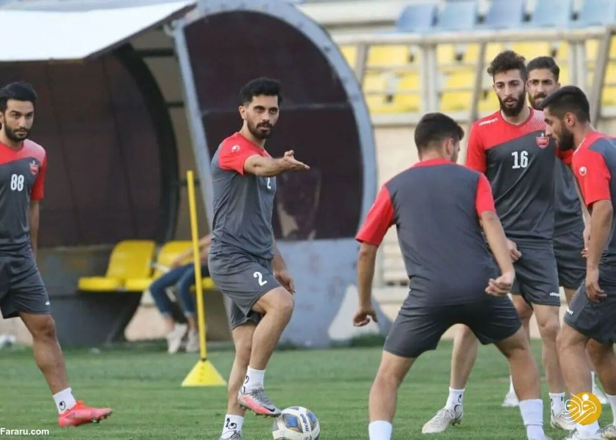 (عکس) حضور رضا شاهرودی در تمرین پرسپولیس