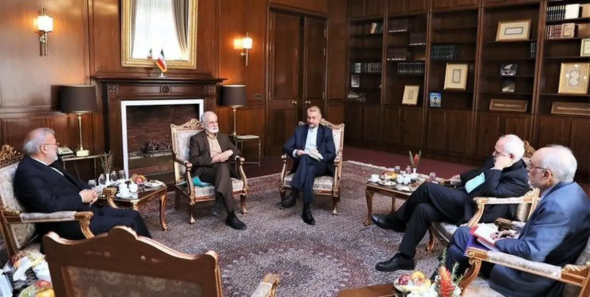 (تصویر) دیدار امیرعبداللهیان با چهار وزیر خارجه پیشین کشور