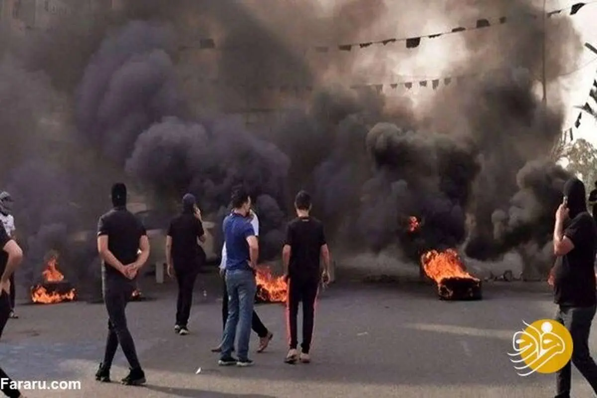(عکس) دروازهبان سابق استقلال در ناآرامیهای تهران