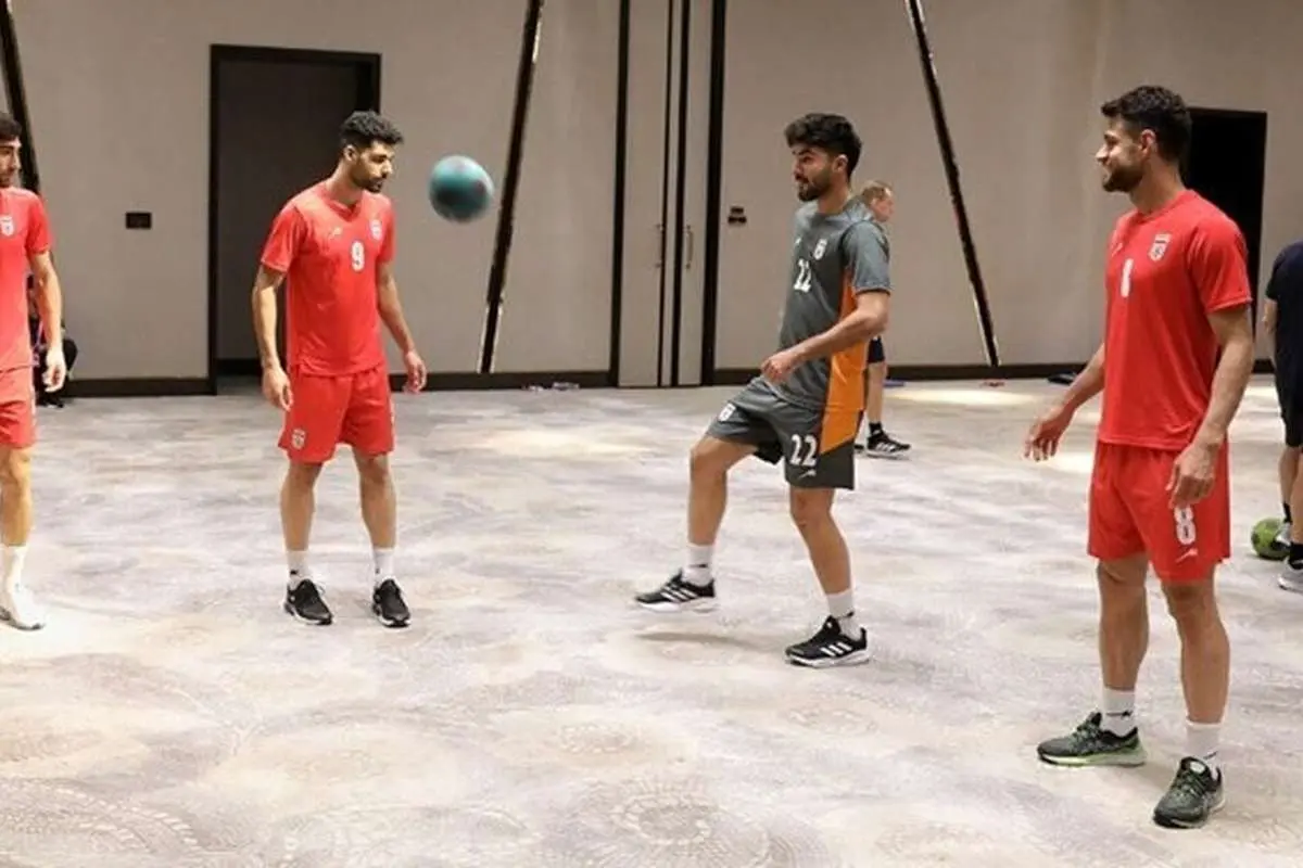 (عکس) تمرین صبحگاهی تیم ملی در هتل