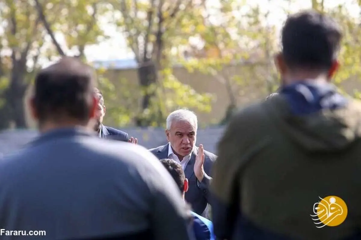 جلسه  امروز فتح الله زاده با تیمش