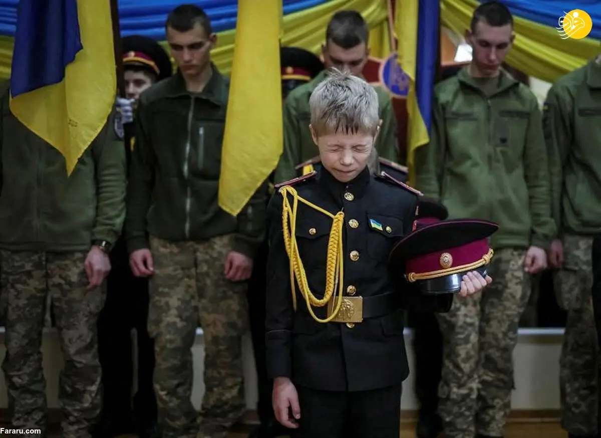 (تصاویر) کودکان سرباز در اوکراین