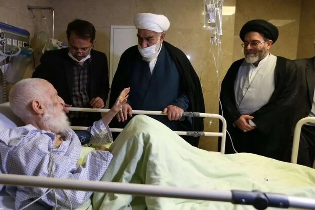 عیادت محمدی گلپایگانی از آیتالله شبیری زنجانی