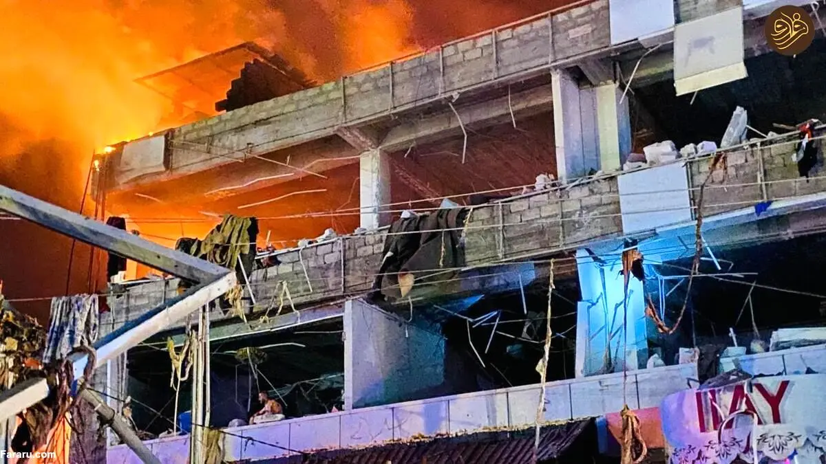 (تصاویر) انفجار گاز در ساختمان مسکونی در دهوک عراق