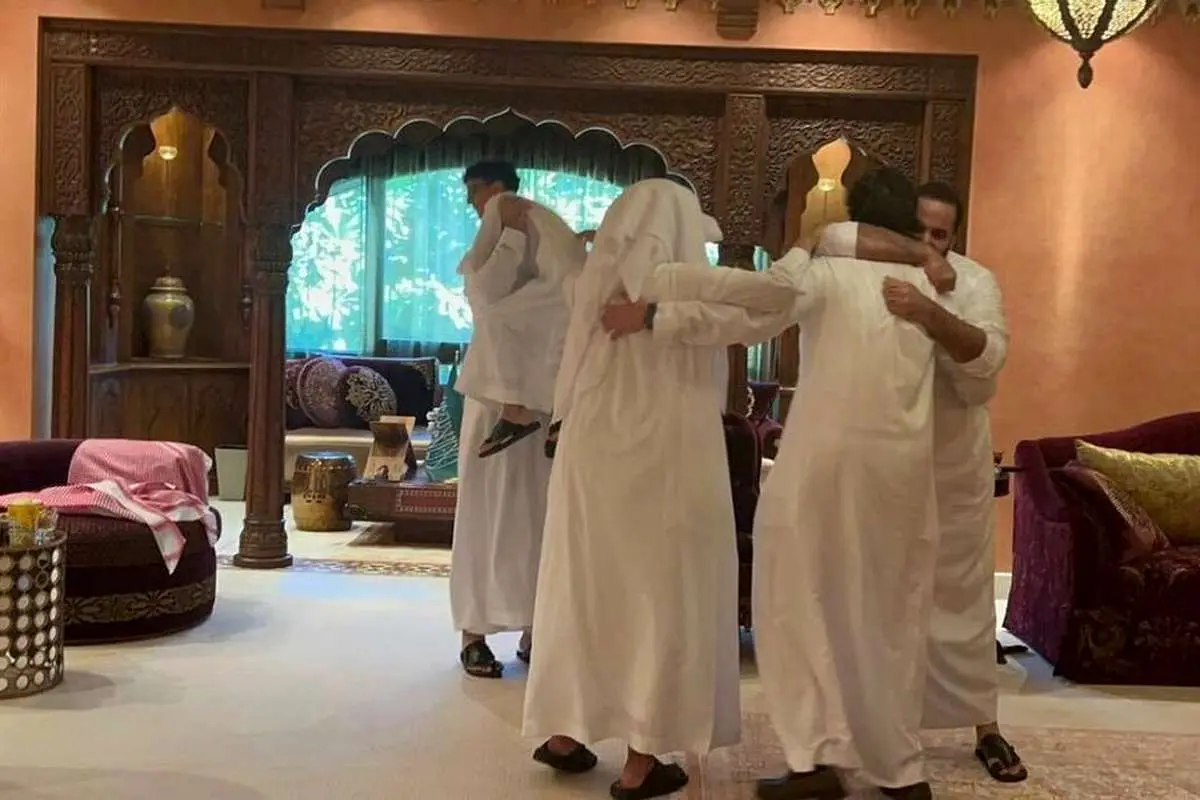 (تصاویر) خوشحالی محمد بن سلمان از پیروزی بزرگ عربستان