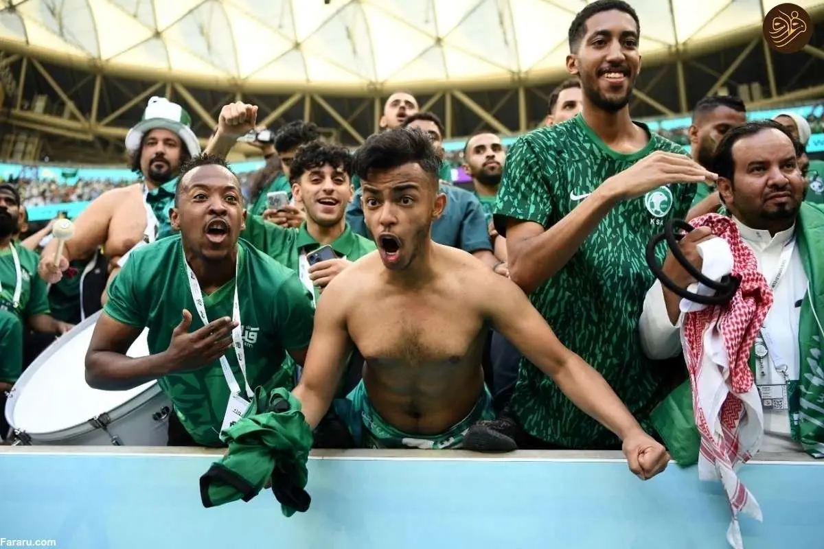 (ویدئو) خوشحالی عجیب شهروند عربستانی پس از گل دوم