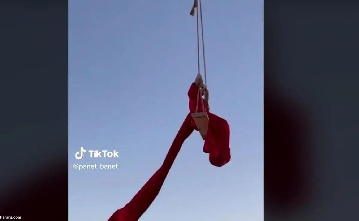 (ویدئو) آویزان شدن عروس فلسطینی از جرثقیل!