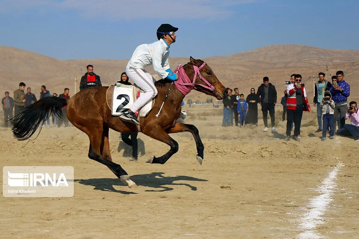 (تصاویر) کورس اسبدوانی پاییزه بجنورد