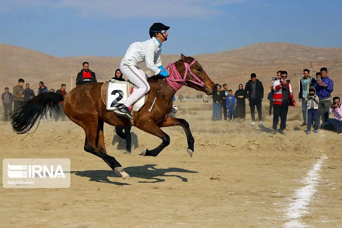 (تصاویر) کورس اسبدوانی پاییزه بجنورد