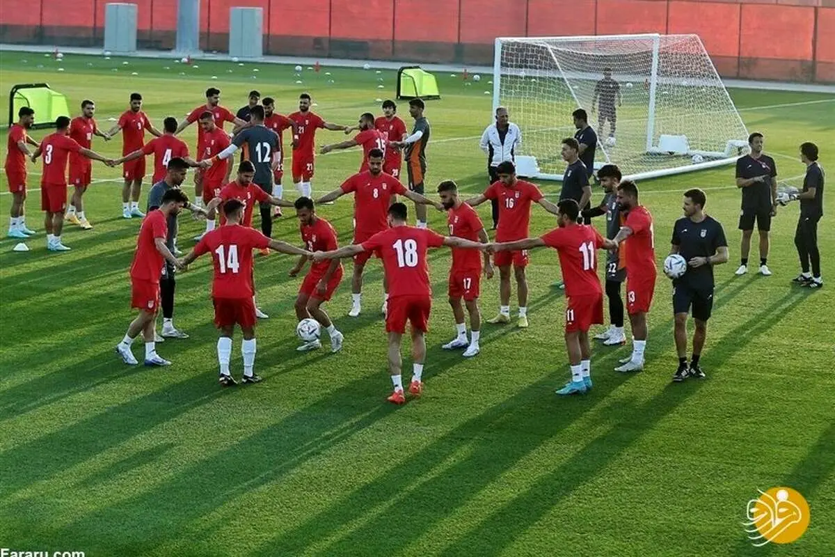 (تصاویر) اولین تمرین تیم ملی ایران در قطر