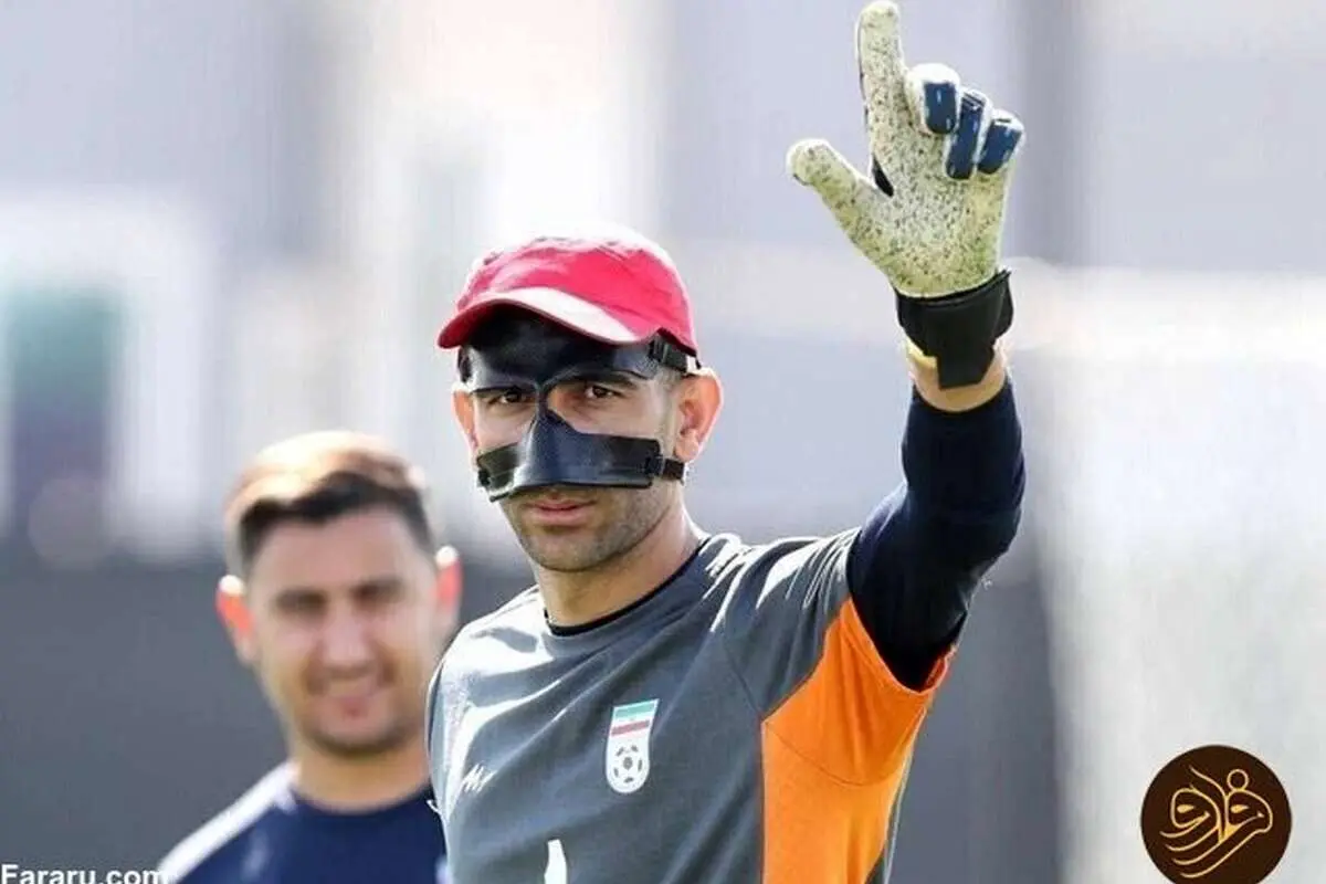 (تصاویر) ظاهر جدید بیرانوند پس از مصدومیت