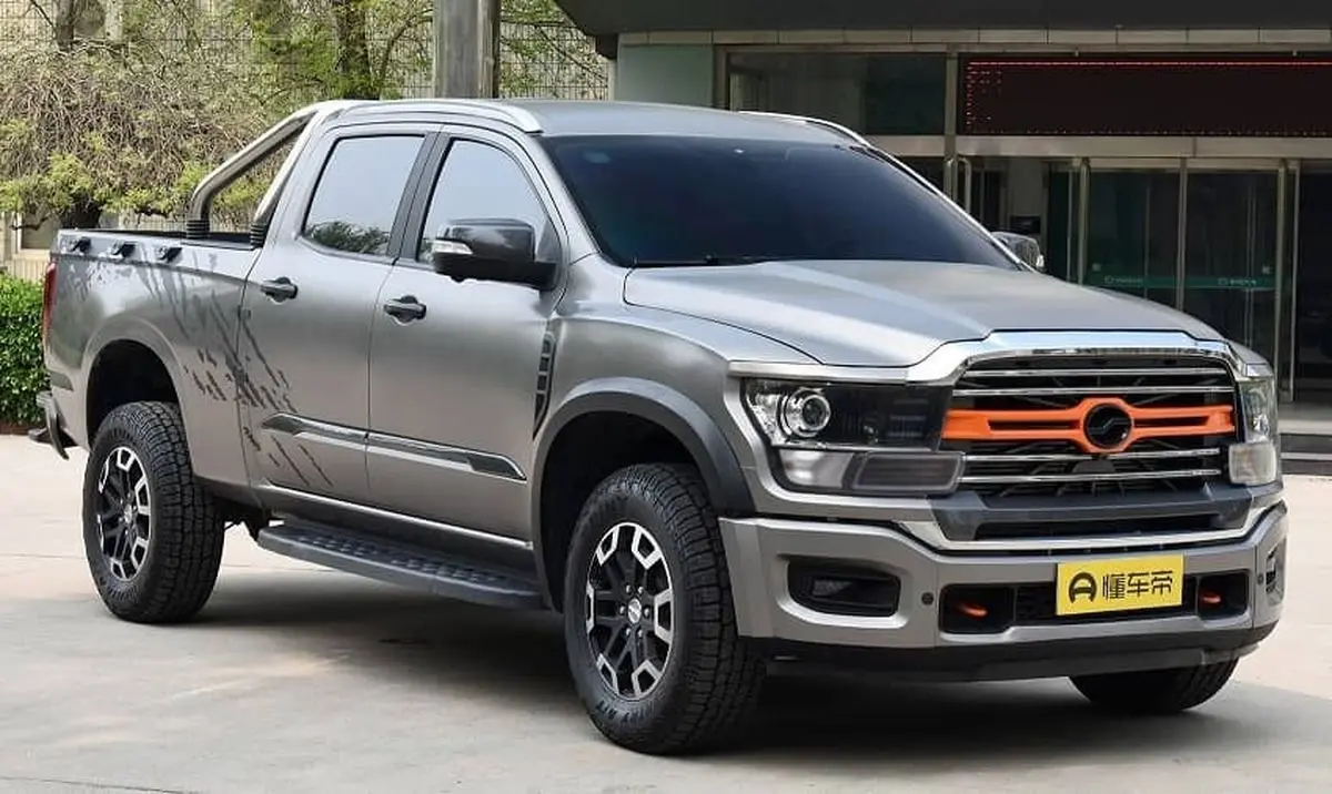 (تصاویر) رونمایی پیکاپ غول پیکر چینی در ایران!