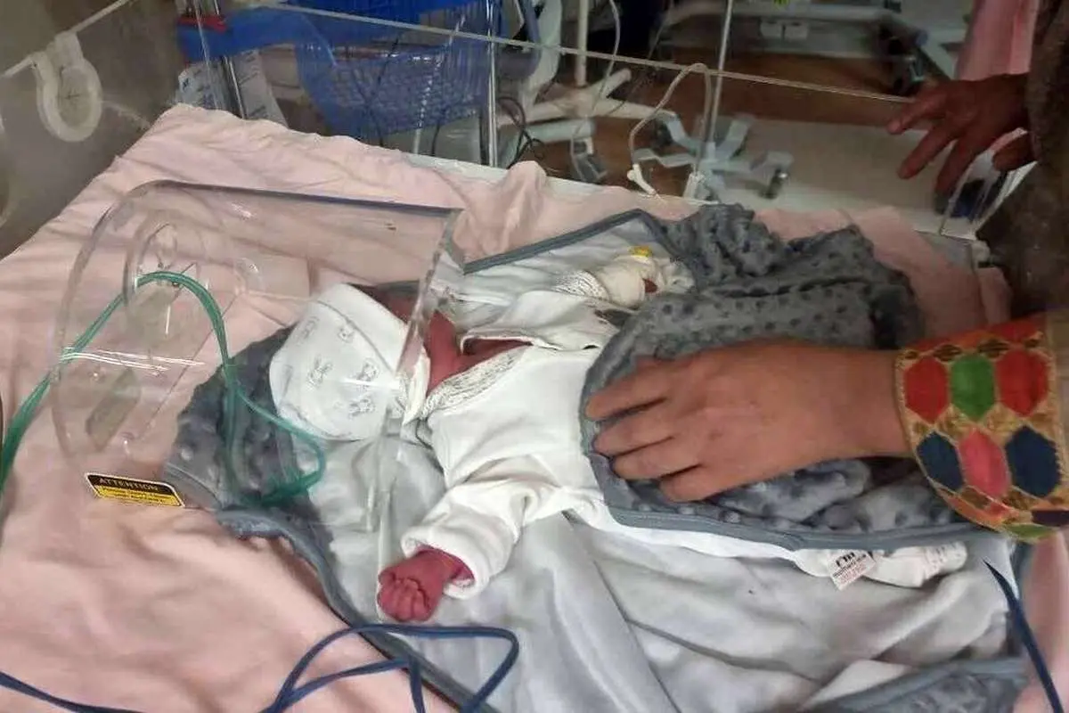 (تصویر) یک زن ۳۵ ساله در کرمان پنج قلو به دنیا آورد