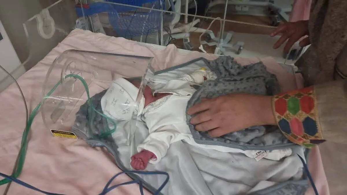 (تصویر) یک زن ۳۵ ساله در کرمان پنج قلو به دنیا آورد