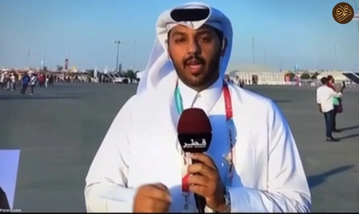 (ویدئو) غش کردن خبرنگار قطری در پخش زنده 