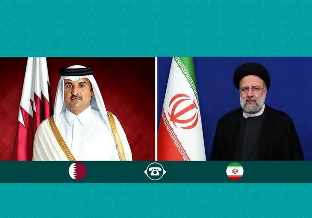 گفت‌وگوی رئیسی با امیر قطر و قدردانی از او