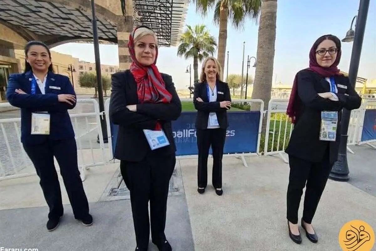 (عکس) یک زن ایرانی هماهنگ‌کننده پزشکی بازی ایران و آمریکا