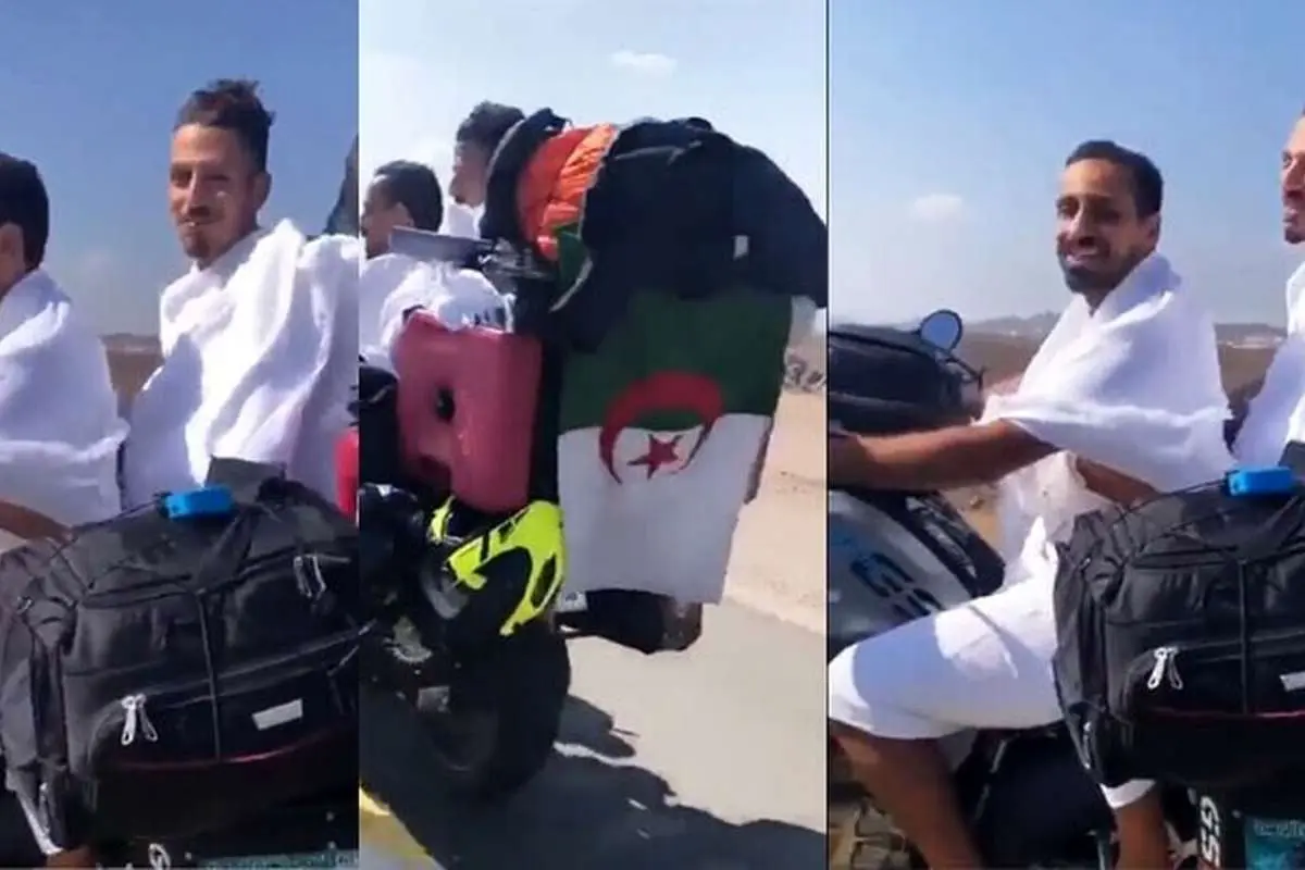 (ویدئو) سفر ۵۰ روزه به مکه با موتورسیکلت!