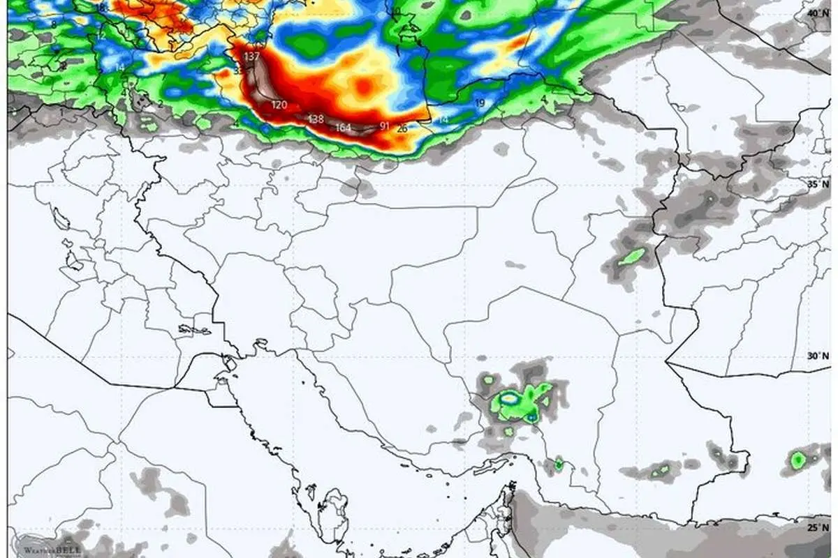 ورود موج جدید بارشها به کشور از روز چهارشنبه