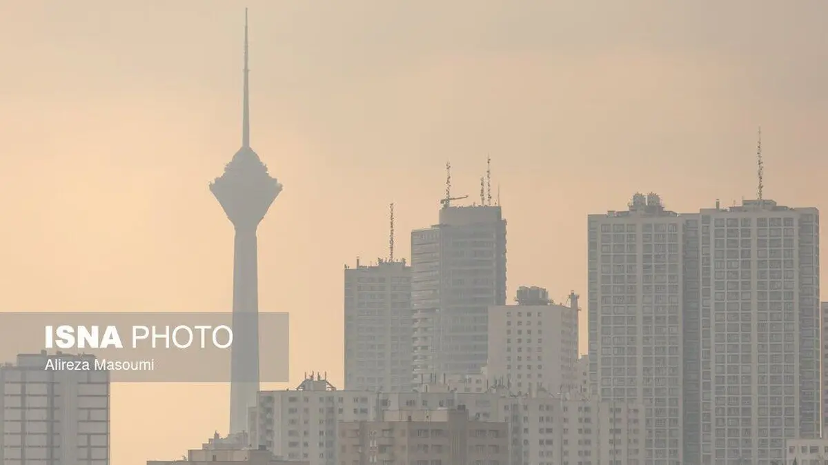 (تصاویر) هشدار نارنجی برای هوای تهران