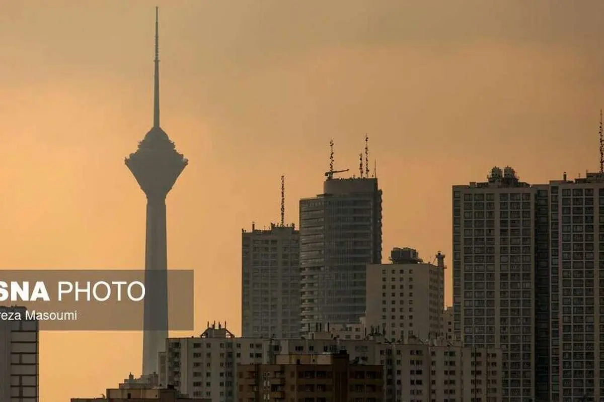 (تصاویر) هشدار نارنجی برای هوای تهران