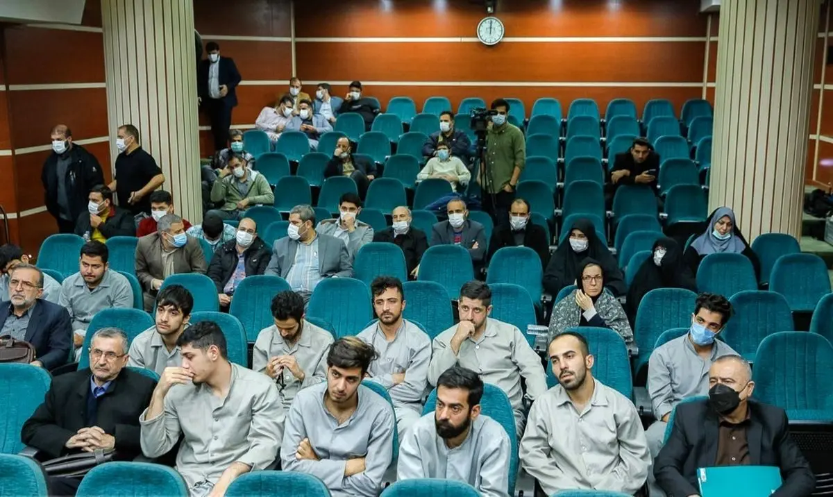 (تصاویر) دومین جلسه رسیدگی به اتهامات ضاربان شهید عجمیان