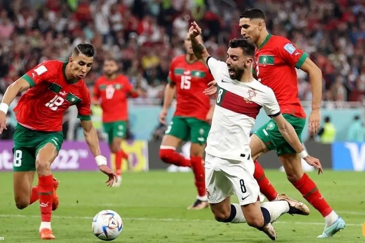 (عکس) پوستر جذاب فیفا برای جدال فرانسه - مراکش