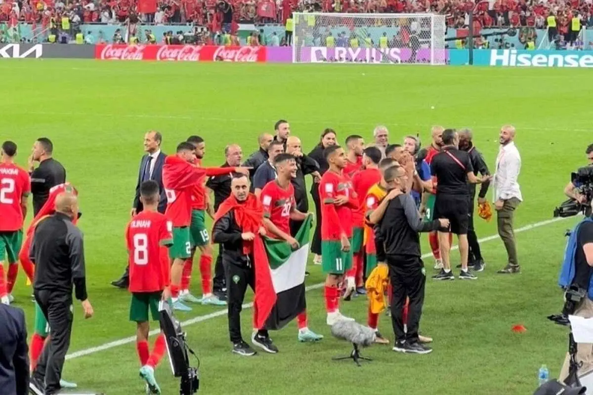 اگر پرچم فلسطین دست بازیکنان ایران بود!