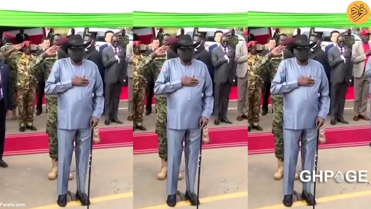 (ویدئو) رئیس جمهور سودان در پخش زنده خودش را خیس کرد!