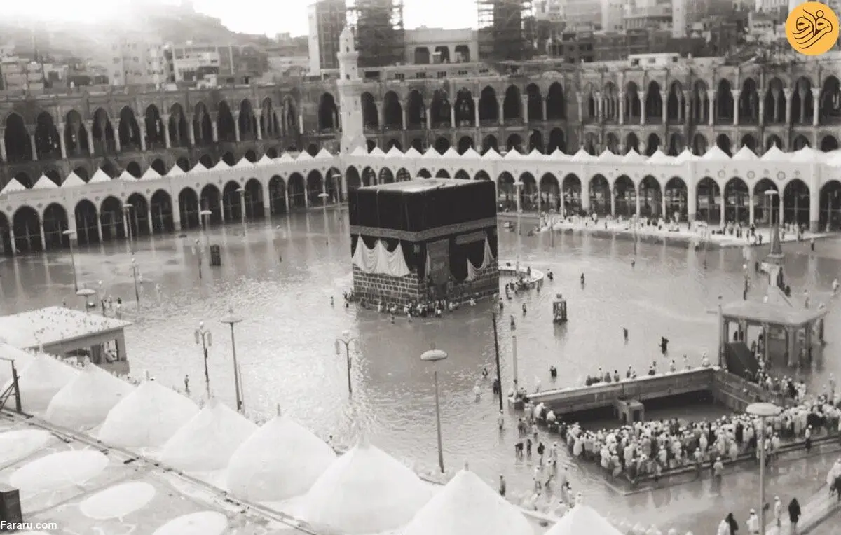 (ویدئو) ۵۶ سال پیش؛ سیل در خانه خدا