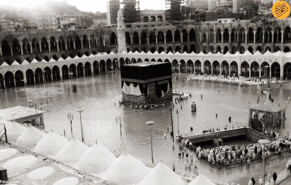 (ویدئو) ۵۶ سال پیش؛ سیل در خانه خدا