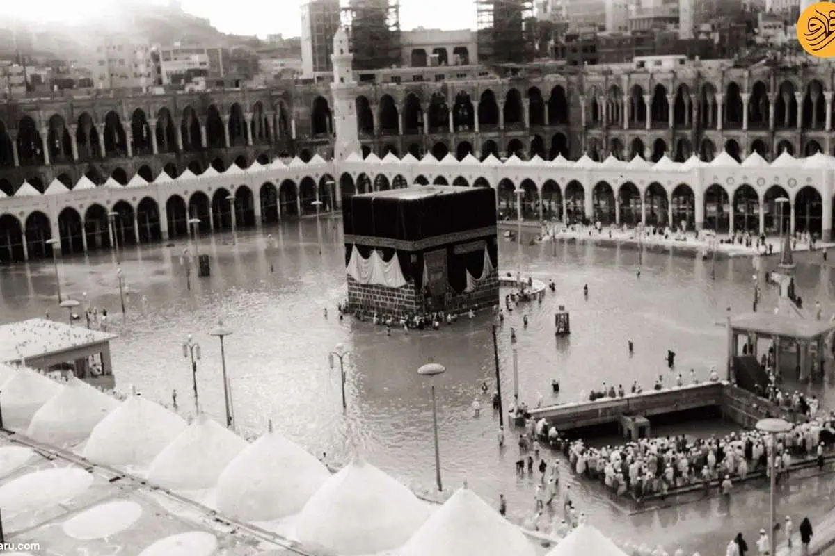 (ویدئو) ۵۶ سال پیش؛ سیل در خانه خدا