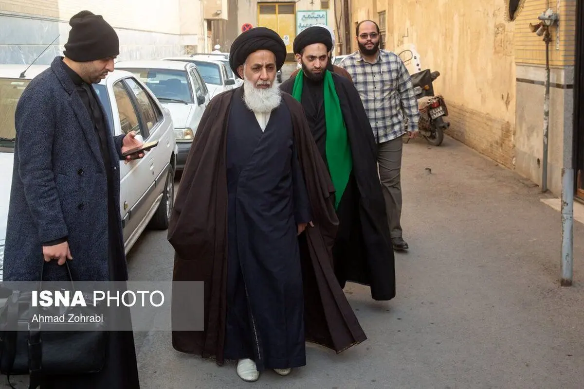 (تصاویر) حضور علما برای عرض تسلیت رحلت آیت‌الله روحانی