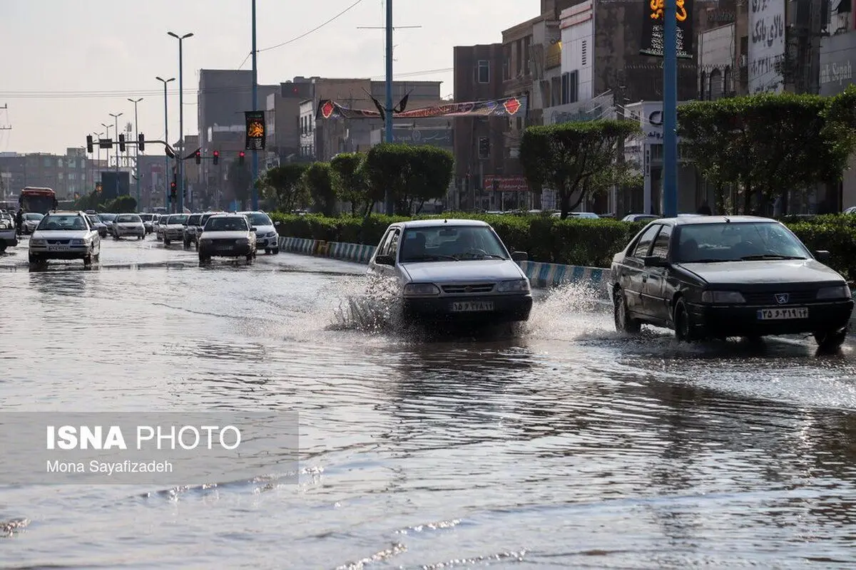 (تصاویر) باز باران، باز آبگرفتگی در اهواز