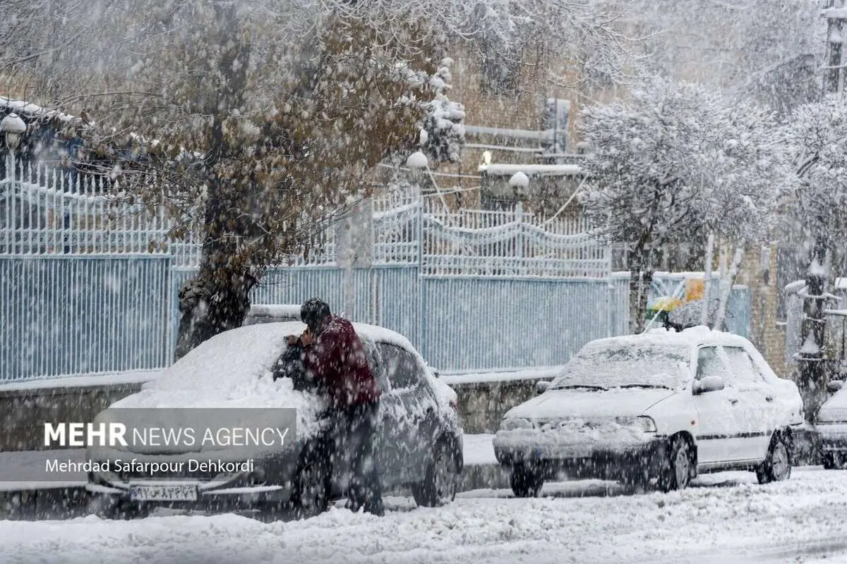 (تصاویر) طبیعت برفی بام ایران