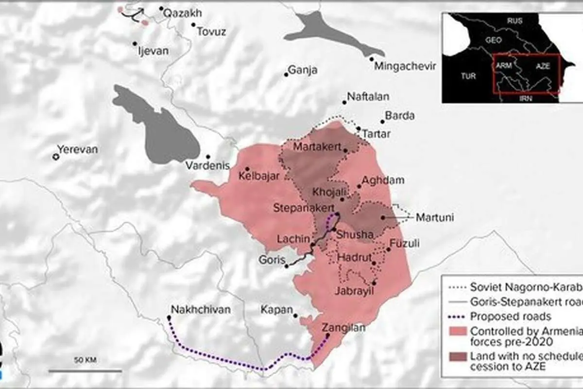 پاسخ سفیر ایران در ارمنستان درباره وضعیت کریدور لاچین